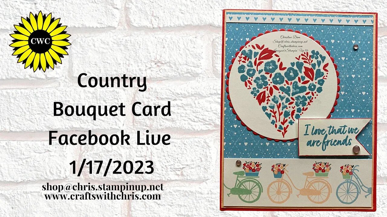 Country Bouquet Card