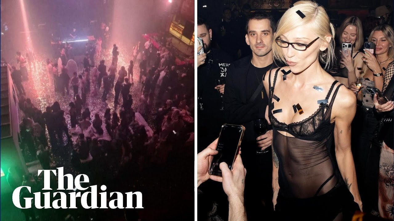 Russian stars' semi-naked party sparks wartime backlash