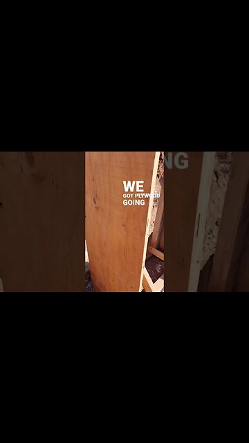 The Door Form Is In For Our Earthbag Root Cellar! #offgrid #shorts