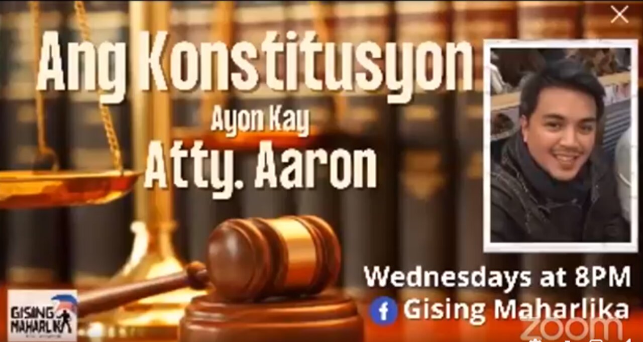 Ang Konstitusyon Ayon Kay Atty. Aaron EP5 July 21, 2021