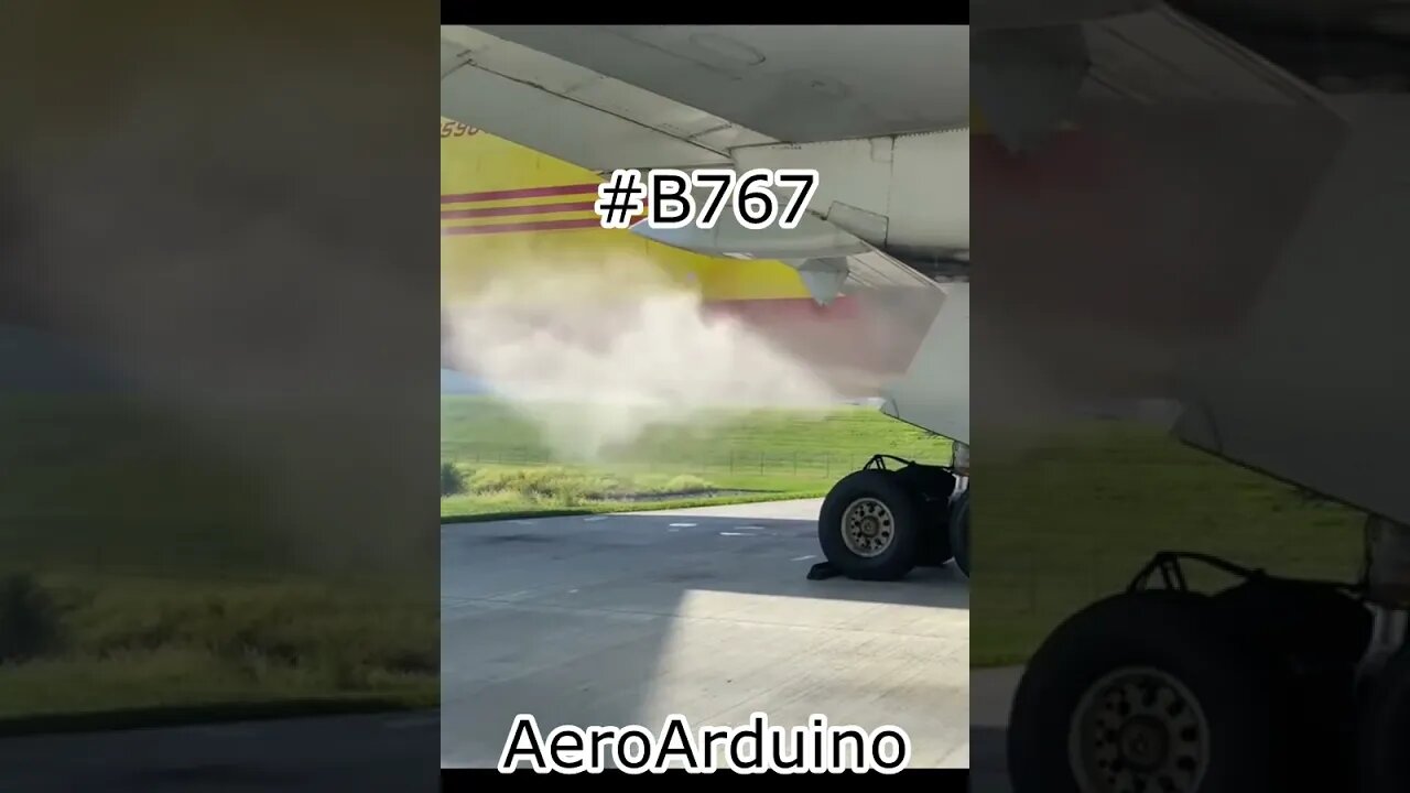 Watch Huge #Boeing #B767 Engine Run Flames #Aviation #Avgeeks #AeroArduino