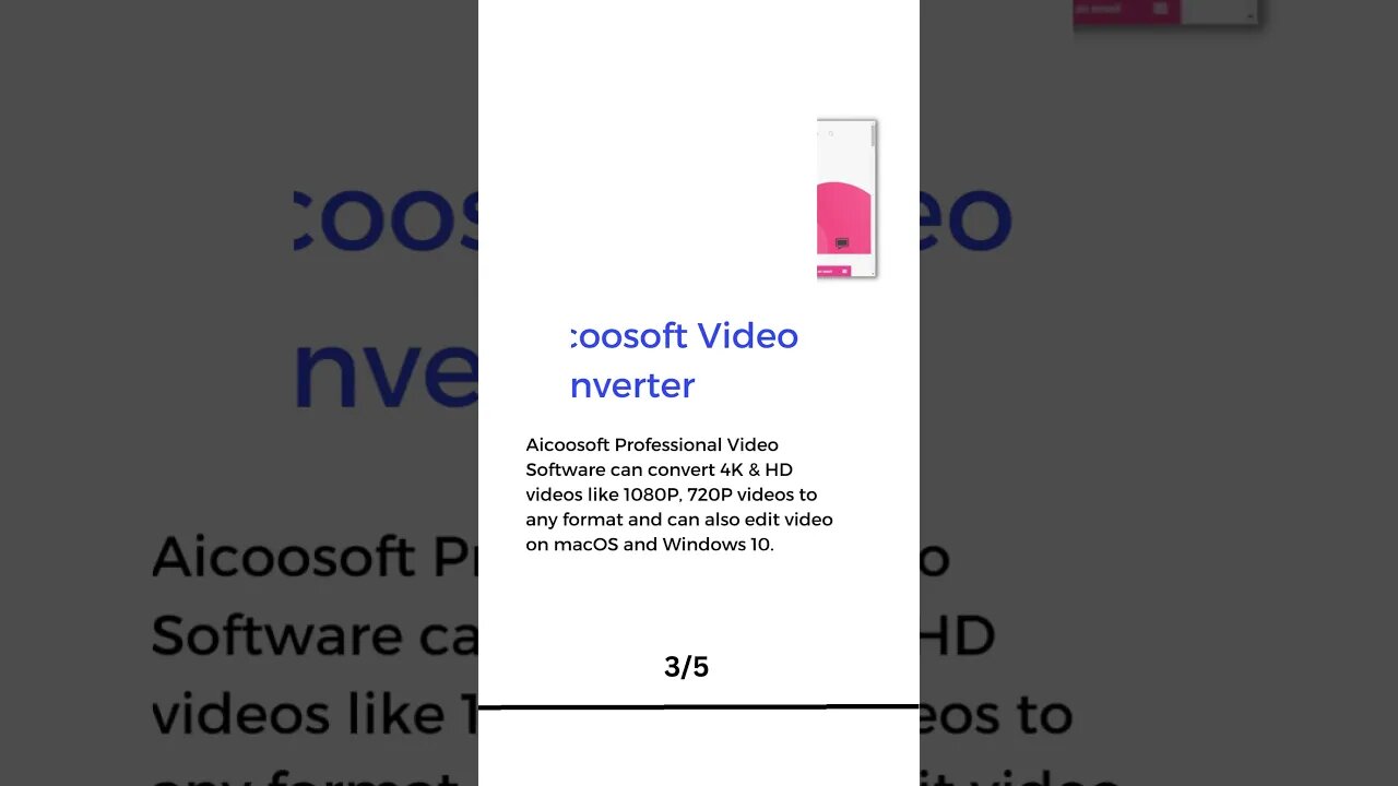 Top 5 Video Converter Software #shortvideo #shorts #short