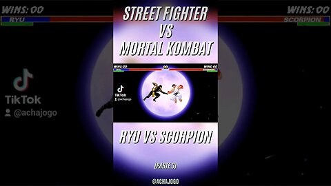 Street Fighter vs Mortal Kombat, Ryu vs Scorpion. Parte 3