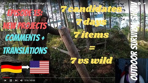 Translation and comments of Episode 13 | 7vswild Season 1 | New Projects