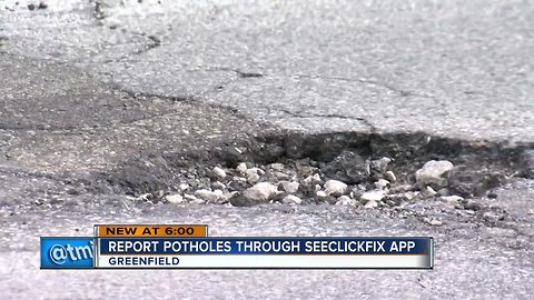 Greenfield Fire says phone app makes reporting potholes more efficient