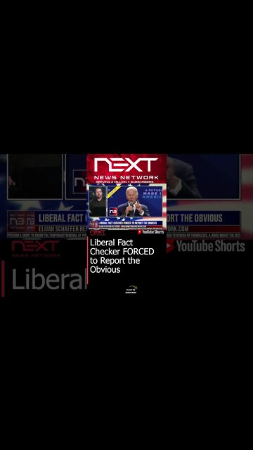 Liberal Fact Checker FORCED to Report the Obvious #shorts