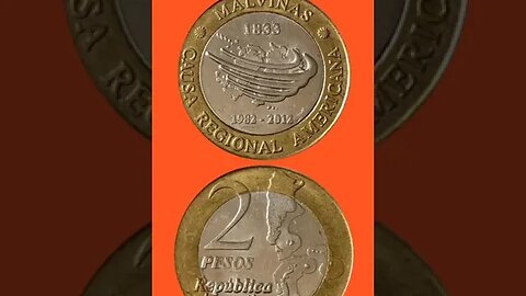 ARGENTINA 2 PESOS 2012.#shorts @COINNOTESZ #argentina