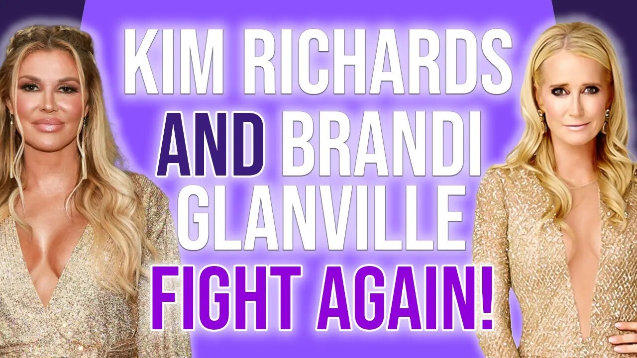 Kim Richards & Brandi Glanville fight again! #peacock #rhugt #bravotv #rhobh