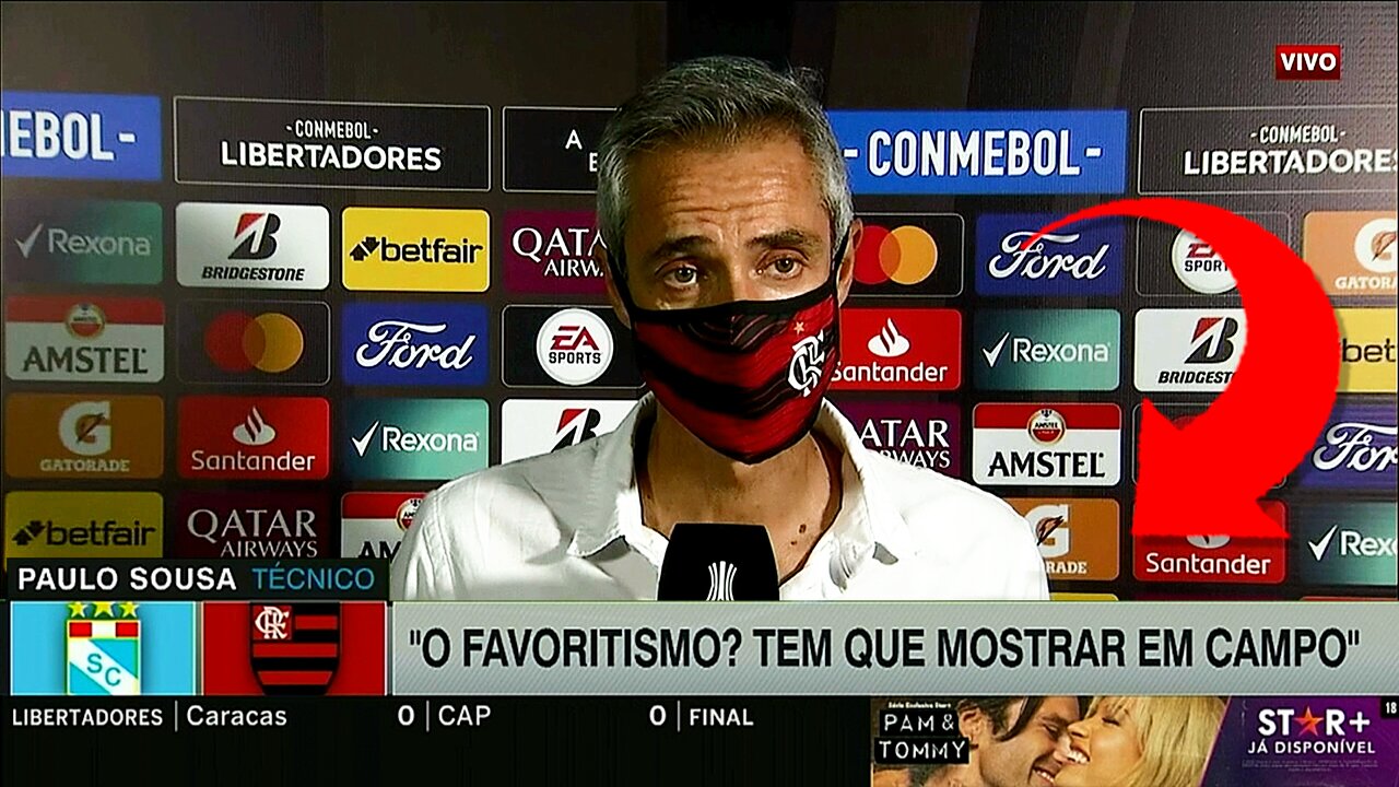 O FAVORITISMO| PAULO SOUSA FALA ANTES DA ESTREIA NA LIBERTADORES