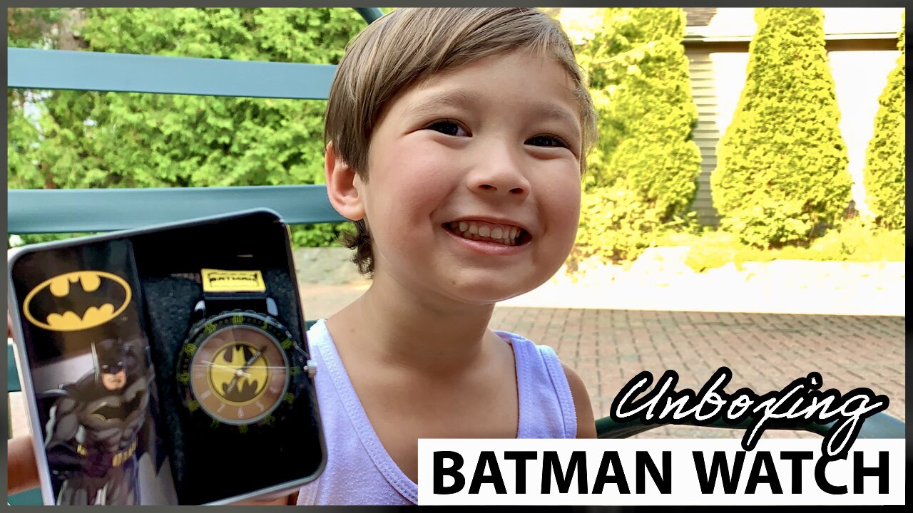 Batman Watch Unboxing