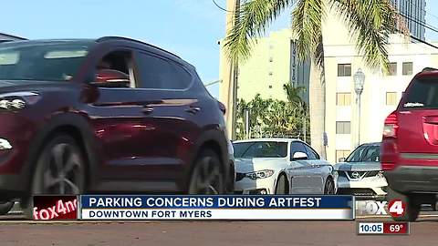 Parking concerns during ArtFest