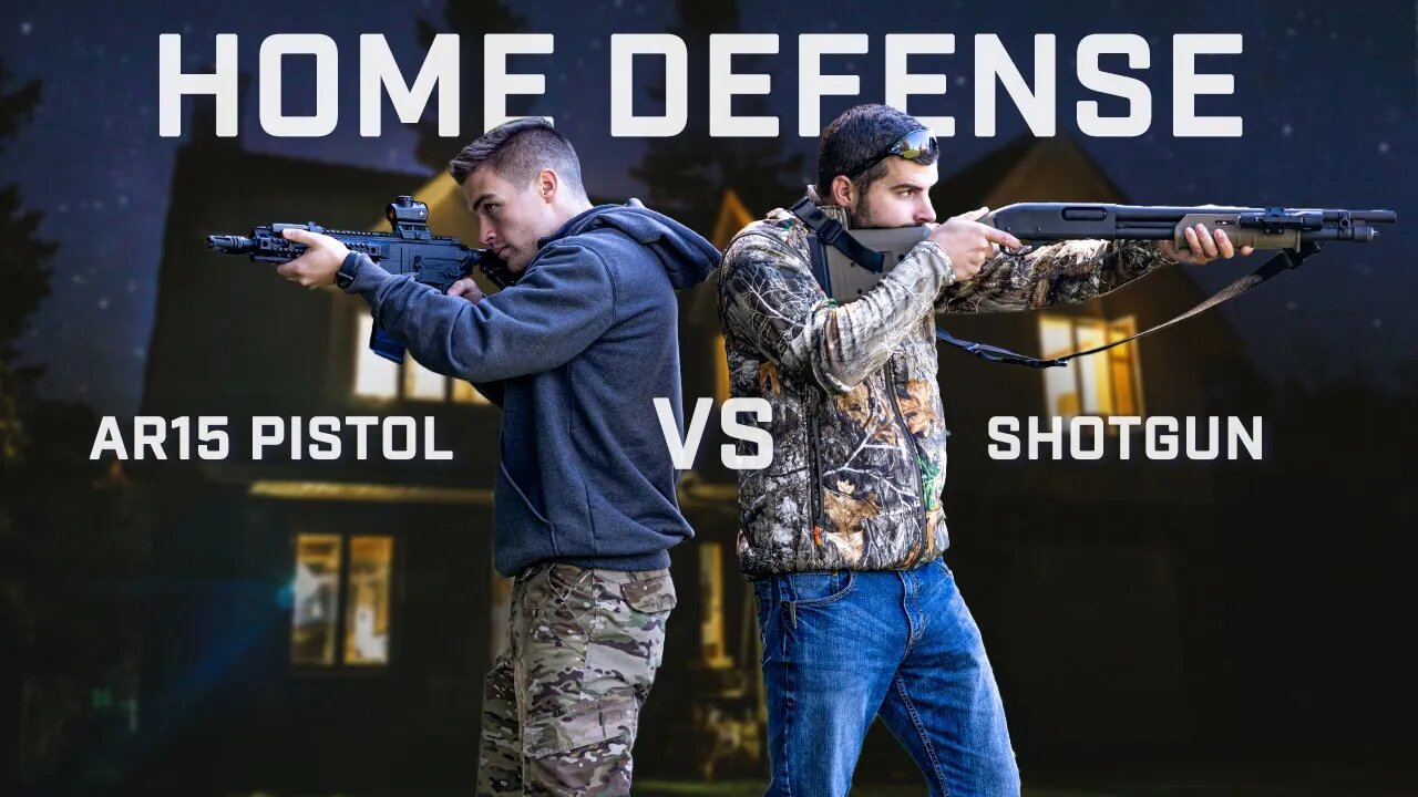 AR-15 vs Shotgun: Home Defense