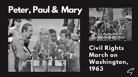 Peter, Paul & Mary | If I Had A Hammer | Civil Rights March on Washington,1963