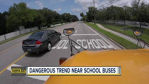 Top locations drivers pass stopped school buses in Pinellas County