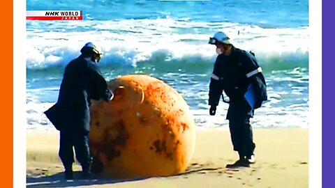 Mysterious Metal Ball On A Beach 🟠⚪🟣 NPC Global