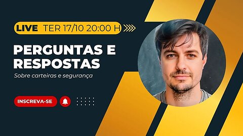 LIVE #222 - Perguntas sobre Carteiras e Segurança nas Criptomoedas