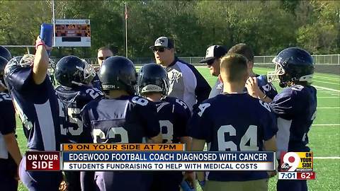 Edgewood football coach diagnosed with cancer