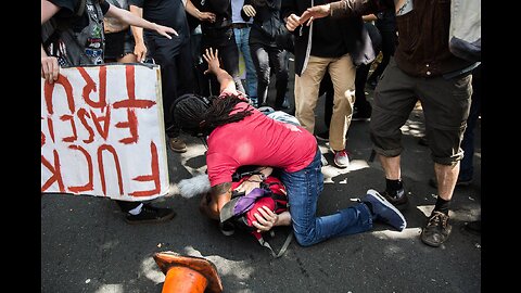 Aug 27 2017 Berkeley 1.10.3 black man protects trump supporters from antifa