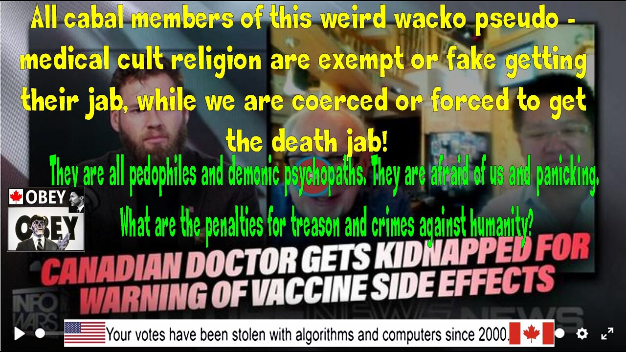 Canadian Doctor Gets Kidnapped And Almost Murdered For Warning Of Vaccine Side Effects