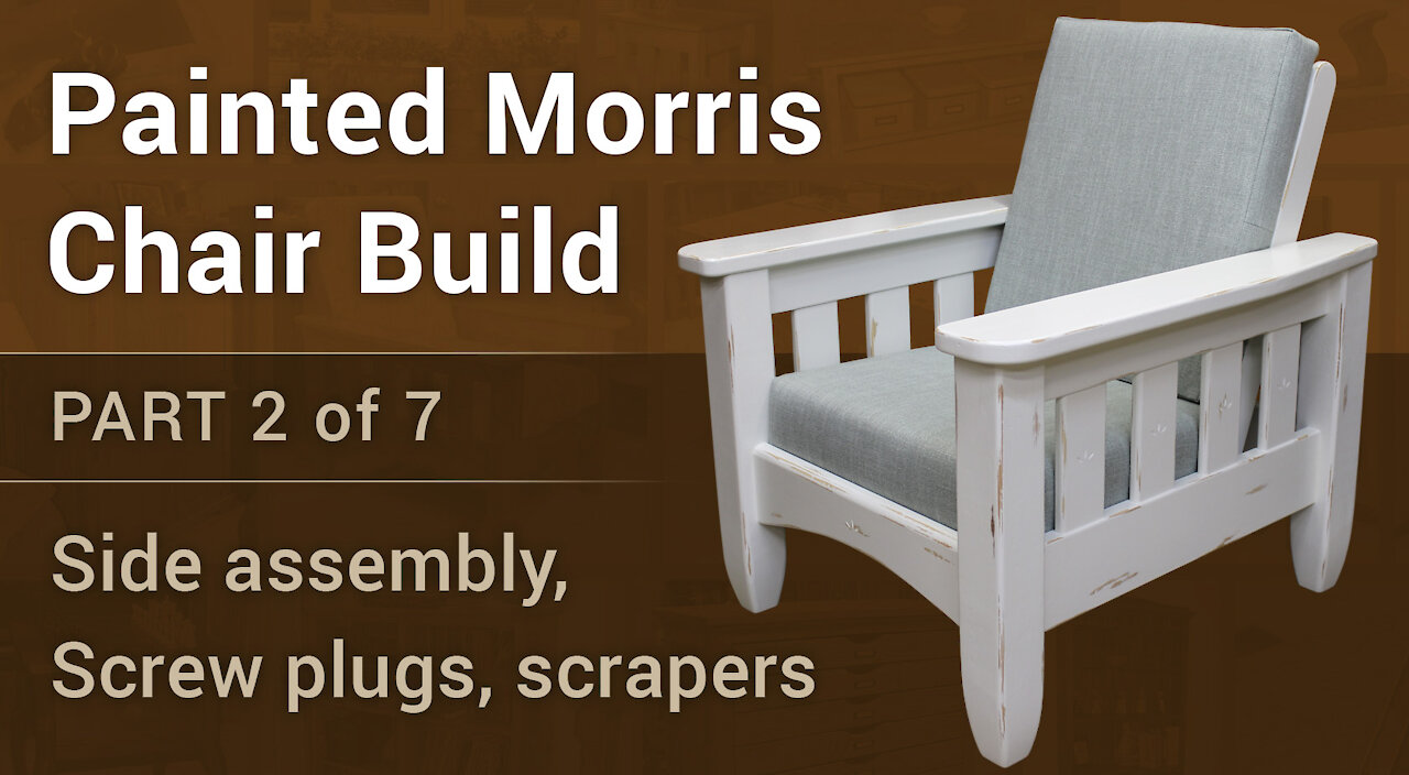 Woodworking - Painted Morris Chair Build (Part 2 of 7)