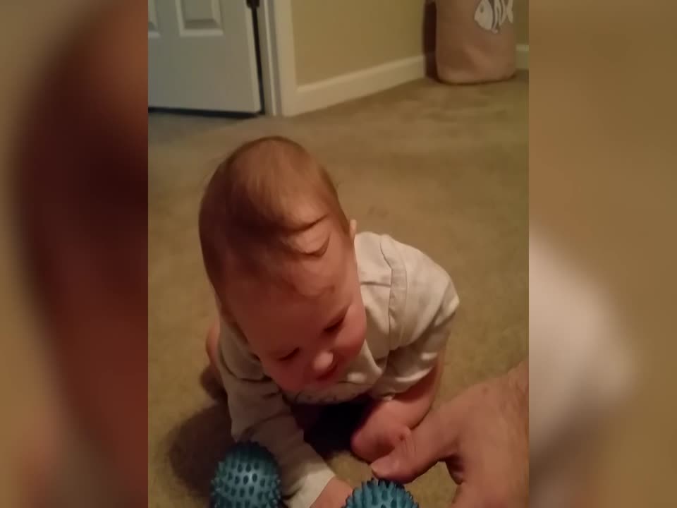 Baby Cracks up About the Silliest Thing!