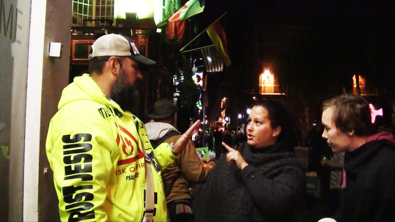 Cursing "christian" Leads Drunkards In "Sinner's Prayer" | Temple Bar Dublin | Kerrigan Skelly
