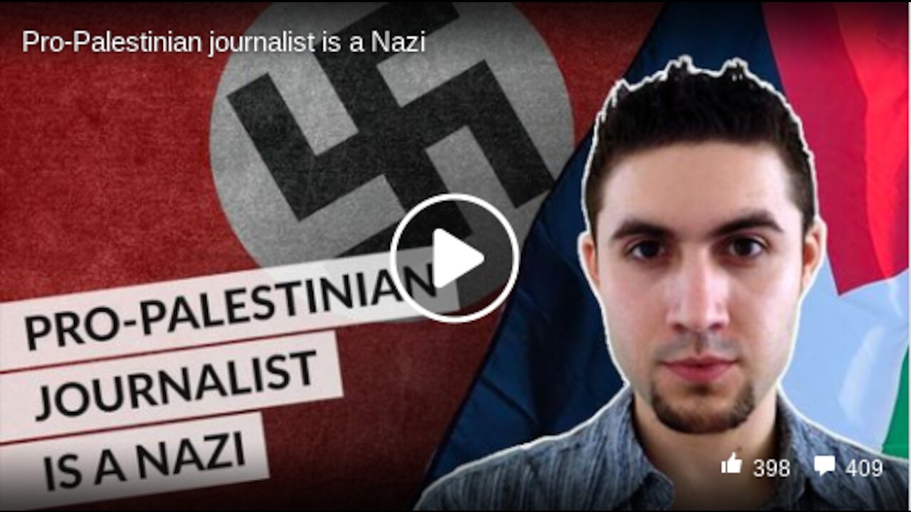 (mirror) Joseph Cohen smears Brandon Martinez as "Pro-Palestinian"