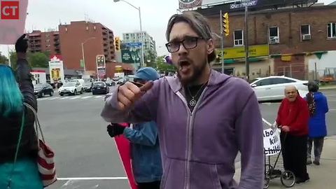Pro-Choice Punk Caught on Camera Round House Kicking Pro-Life Woman