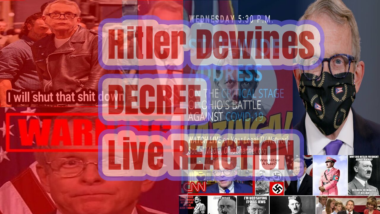 RAW REACTION! OH Gov/Dictator Dewine Decree New Draconian SHUTDOWN CHARGED if NO MASK ON