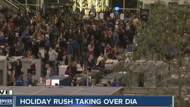 Holiday travel rush Friday evening update