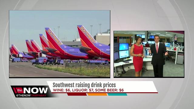 Southwest Airlines raising drink prices