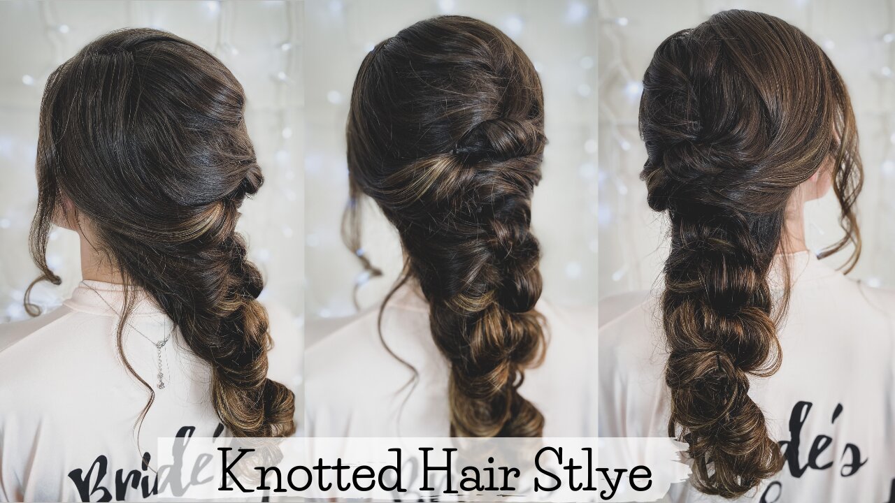 Low Knotted Hair Style Tutorial