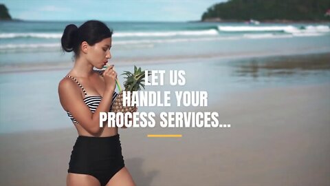 Female Boss on vacation relies on process server to handle her cases while she is away!