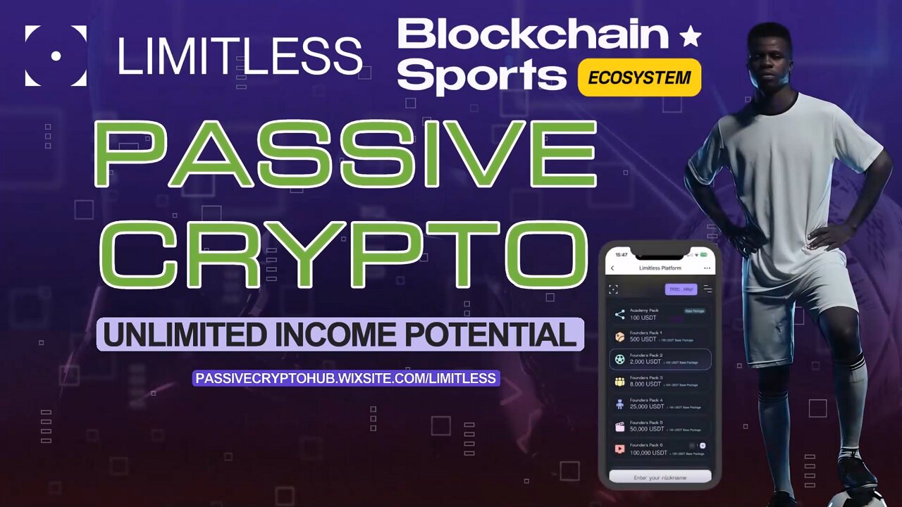 Earn Passive Crypto with Limitless Blockchain Sports Ecosystem – Unlimited Income Potential