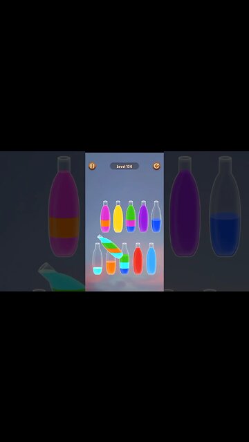 Water Sort level 156 #game #gamer #gaming #shorts #viral #shortsvideo #trending #watersort #games