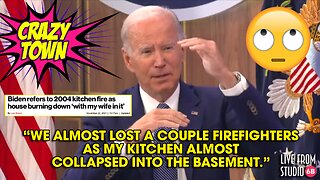 Joe Biden Blows Kitchen Fire Out of Proportion (Crazy Town)