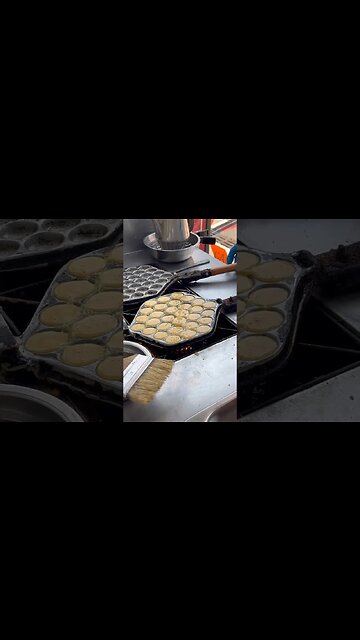 🧇 I Wouldn’t Have Waffles Any Other Way! Hong Kong Street Food 雞蛋仔 Gai Dan Jai Egg Waffles #shorts