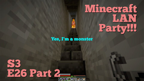 Minecraft LAN Party! Season 3 Episode 26 Part 2 - You Gotta Spend Iron To Get Iron