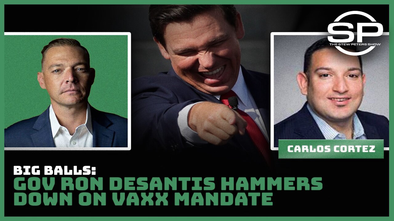 BIG BALLS: Gov Ron DeSantis Hammers Down on Vaxx Mandate