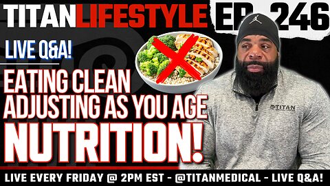 Titan Lifestyle - Health and Fitness Q&A! - Eating Clean to Prevent Aging