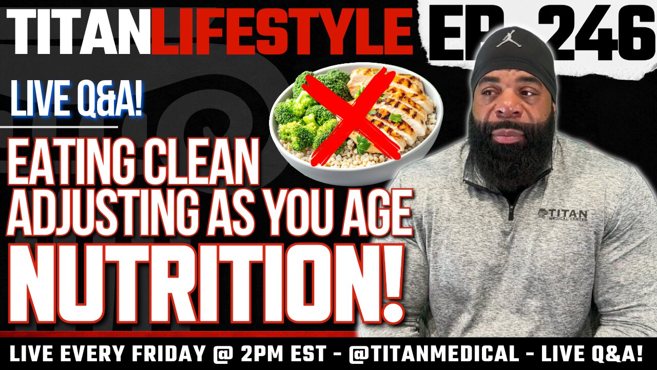 Titan Lifestyle - Health and Fitness Q&A! - Eating Clean to Prevent Aging