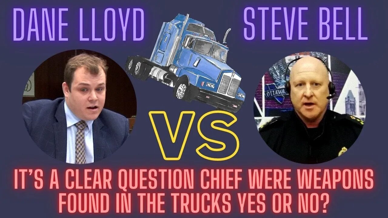 THAT WAS MISSINFORMATION It’s a clear question chief were weapons found in the trucks YES or NO?