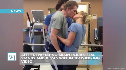 After Devastating Brain Injury, SEAL Stands And Kisses Wife In Tear-Jerking Video