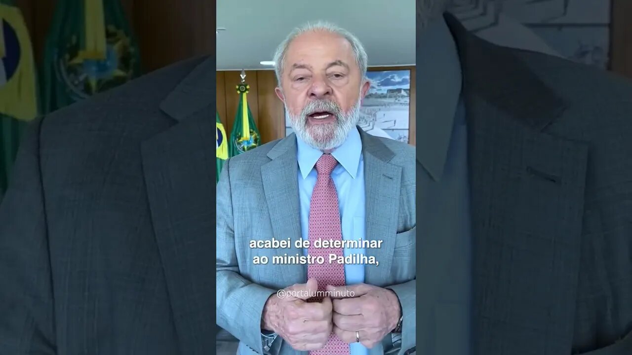 O Presidente Lula em pronunciamento garante as prefeitos que não haverá queda no FPM.