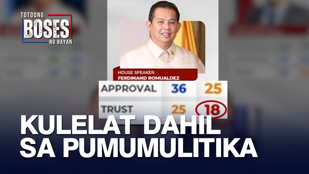 Propaganda vs VP Sara, hindi tumalab batay sa nakuhang trust at approval rating −Tiquia