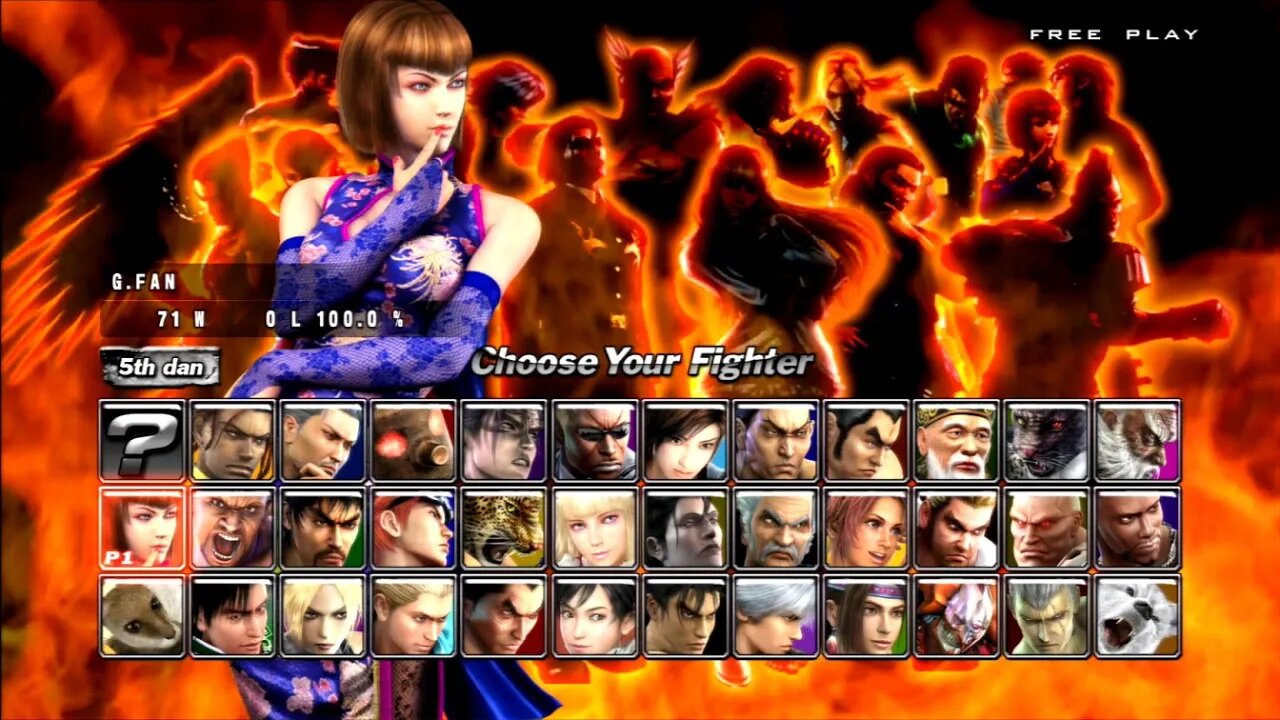 Tekken 5 Dark Resurrection PS3 Anna Ghost Battle part7