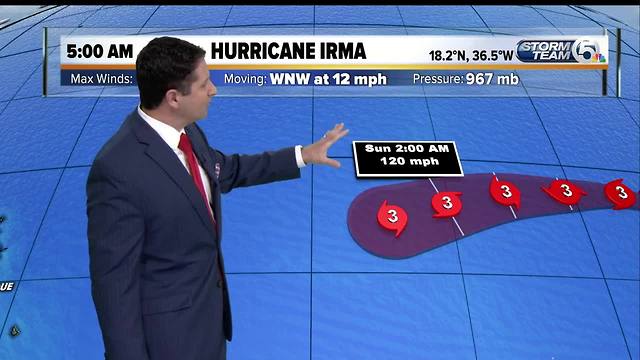 Hurricane Irma Friday morning update (9/1/17)