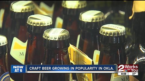 Craft beer growing in popularity in Oklahoma