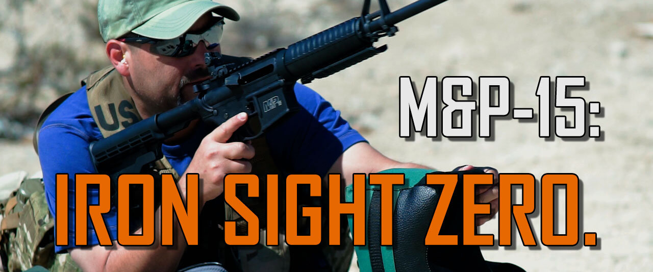 M&P-15 Sport: Iron Sight Zero