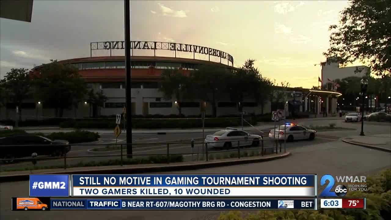 Still no motive in gaming tournament shooting